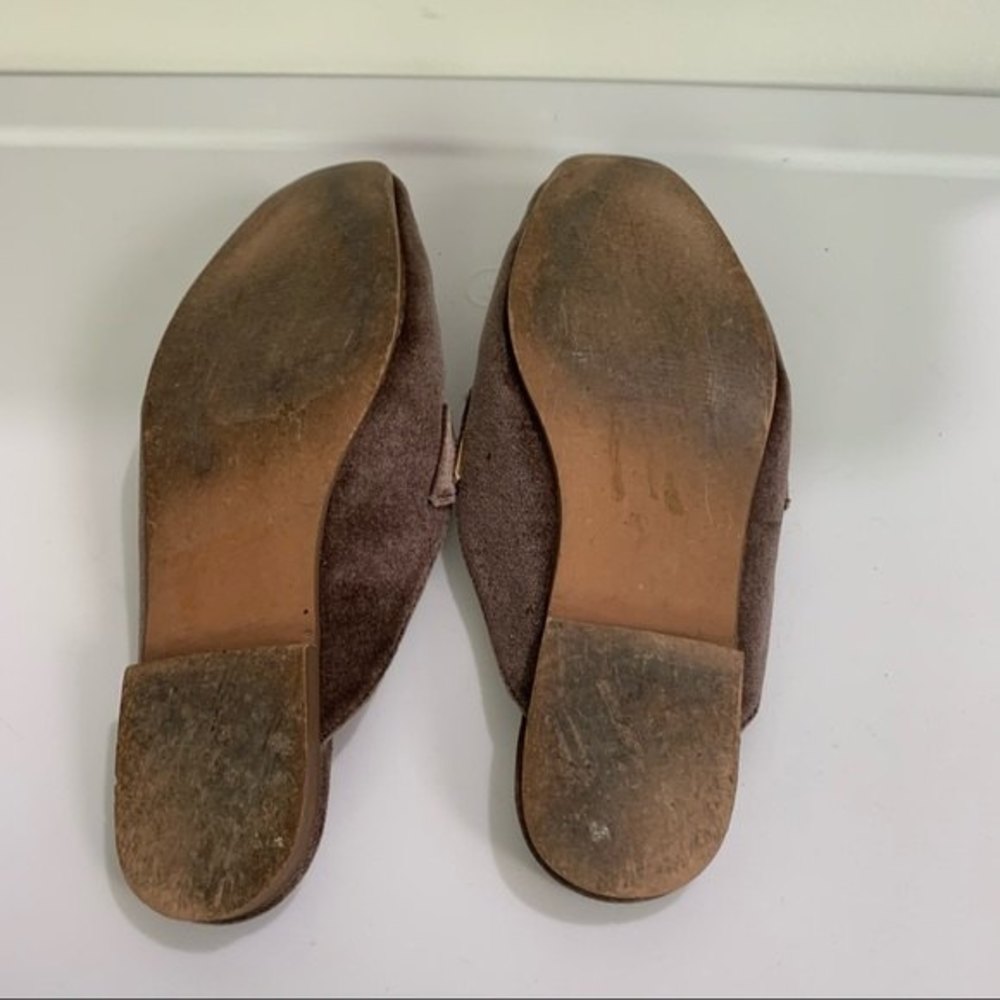 Steven By Steve Madden Mauve Velvet Mule Flats - image 6